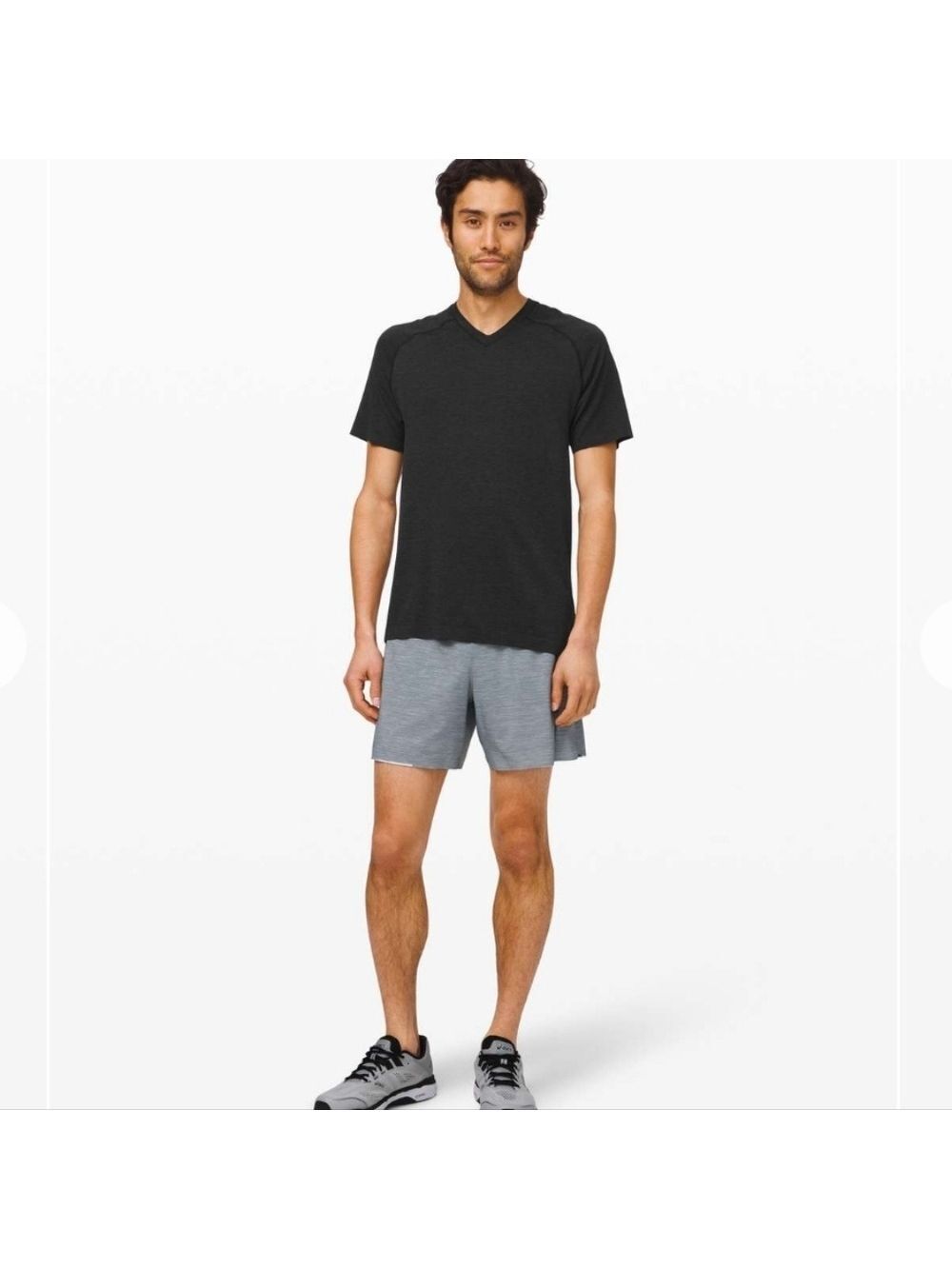 Lululemon Metal Vent Tech Short Sleeve V 2.0 Deep Coal L